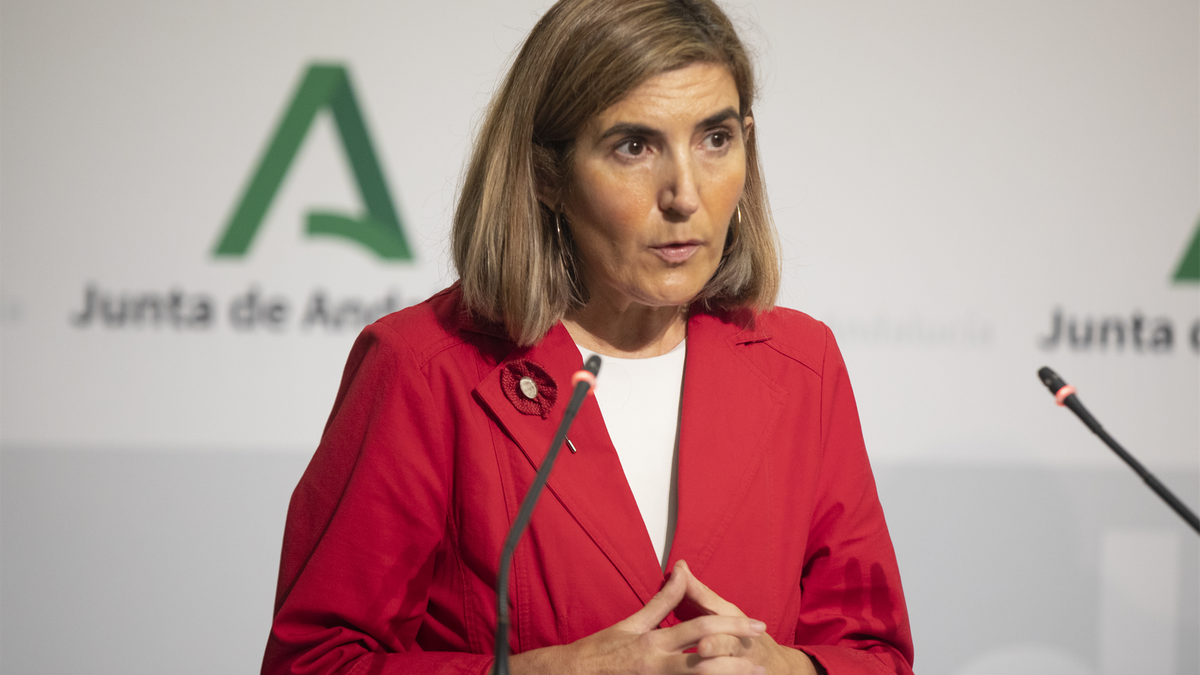 La consejera de Empleo, Formación y Trabajo Autónomo de la Junta de Andalucía, Rocío Blanco, en una foto de archivo.