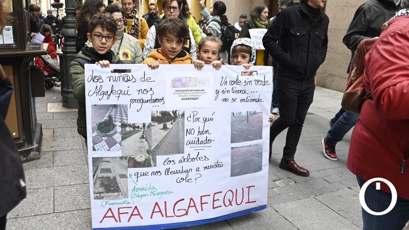 Manifestación por el clima y la reforestación de Córdoba.
