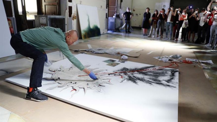 Guo-Qiang propone un explosivo diálogo espiritual con los maestros del Prado