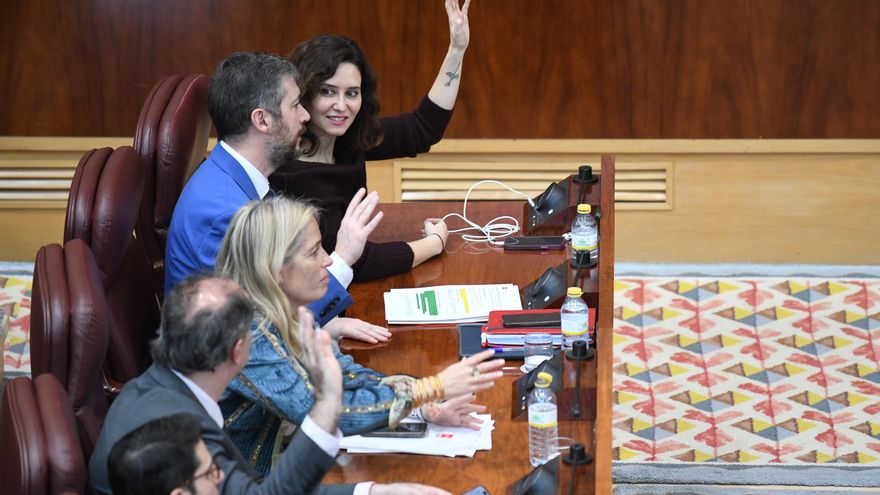 La Asamblea de Madrid aprueba los segundos presupuestos de Ayuso en cinco años gracias a su mayoría absoluta