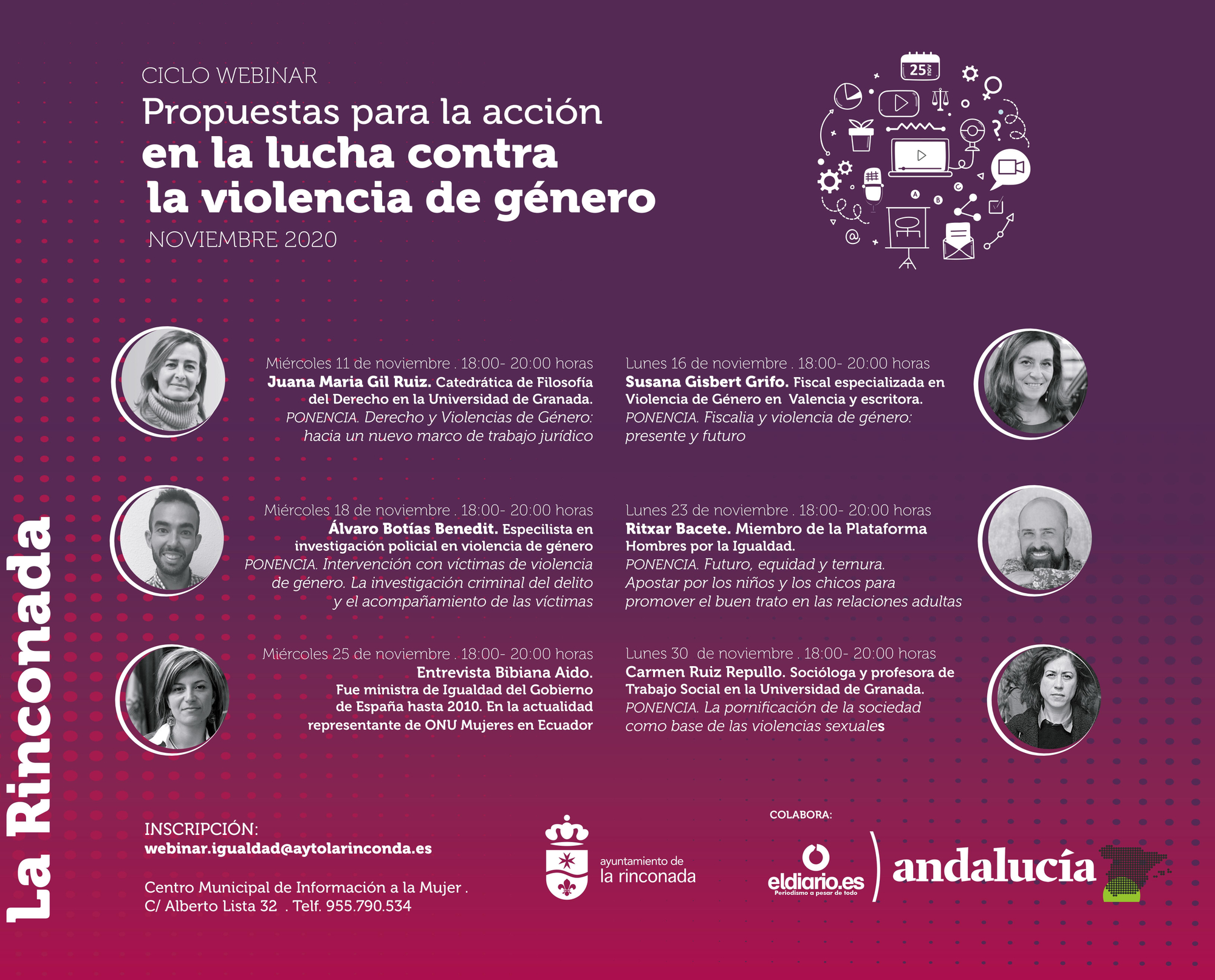 Calendario de las ponencias