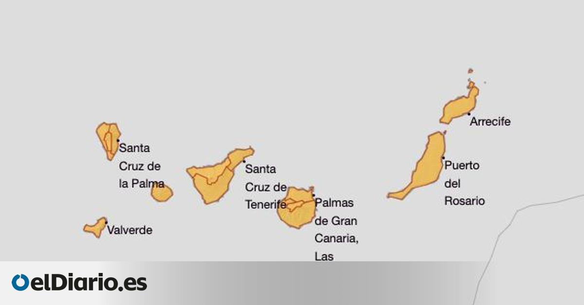 Temperaturas de hasta 39 grados: la Aemet amplía sus avisos por riesgo importante por calor en toda Canarias