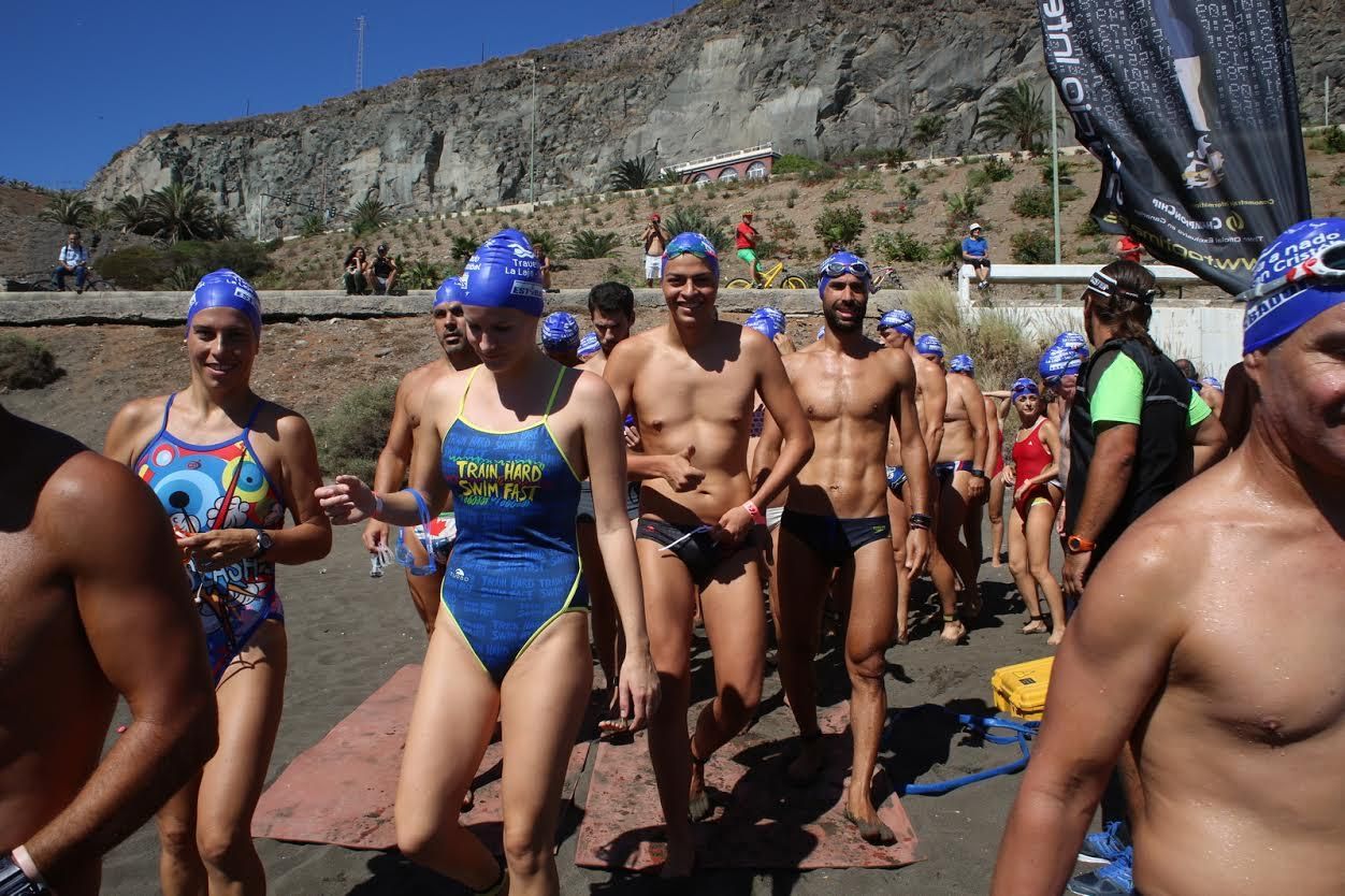 Travesía a nado La Laja-San Cristóbal. (ALEJANDRO RAMOS)