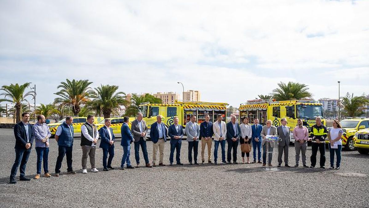 Presentación este jueves de los nuevos vehículos del Consorcio de Emergencias de Gran Canaria.