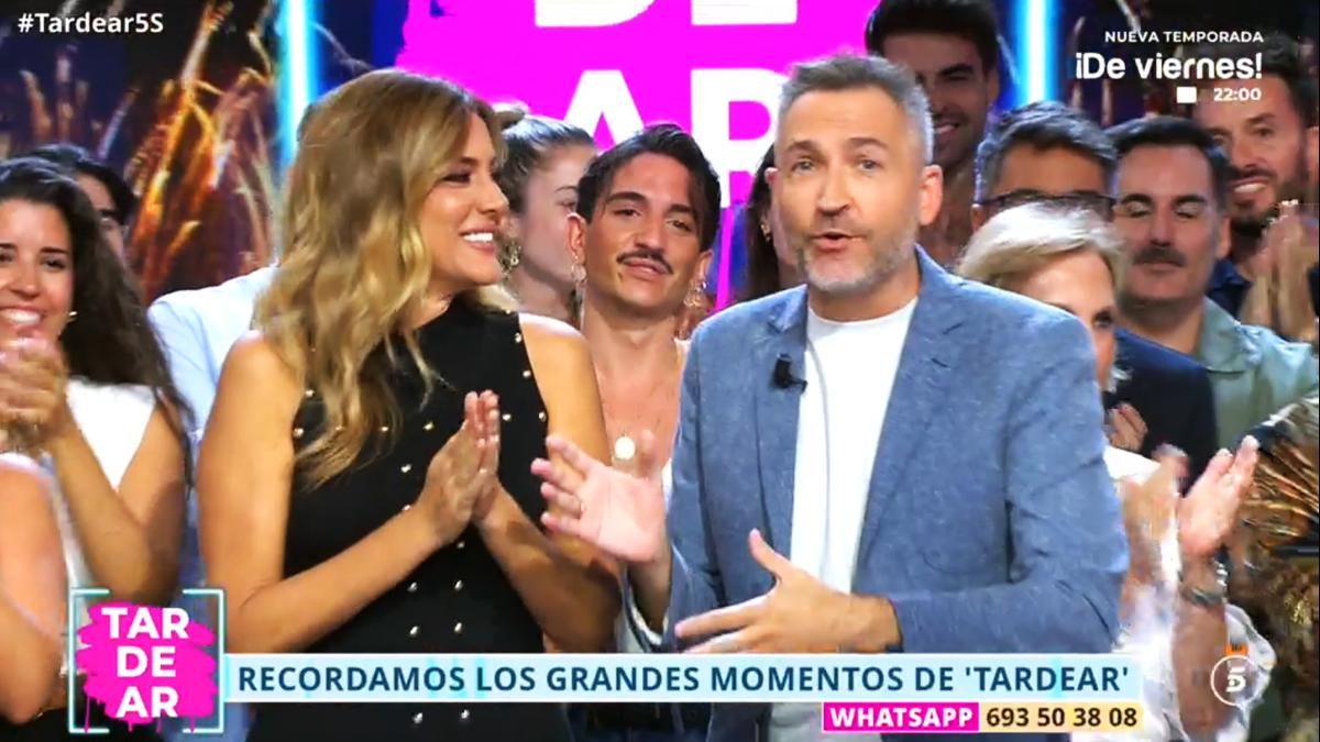 Verónica Dulanto y Frank Blanco en el último programa de 'Tardear'