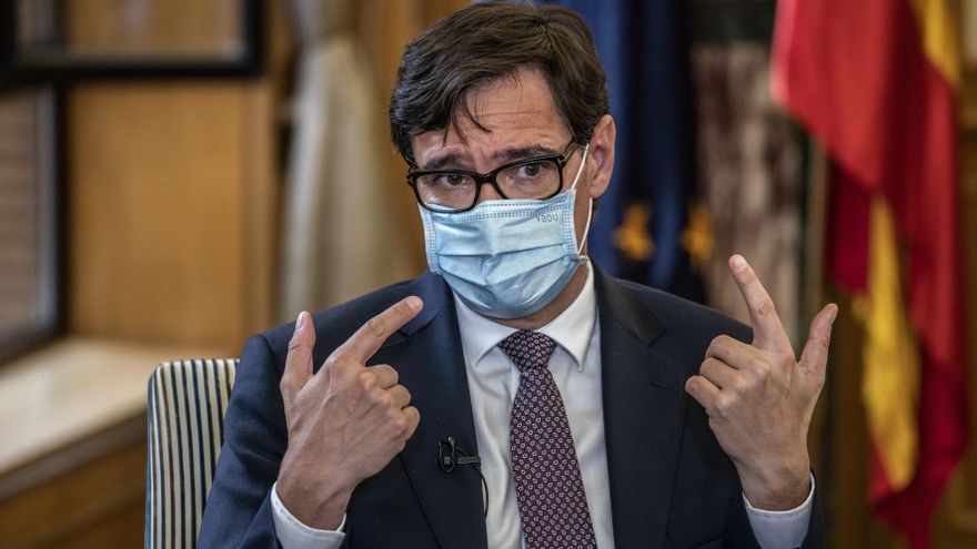 El ministro de Sanidad, en su encuentro con elDiario.es.