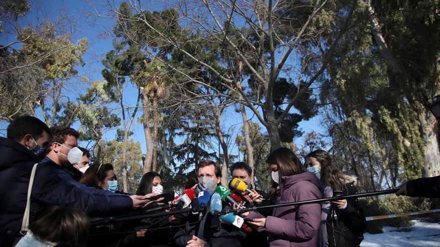 Almeida en la nieve: más conexiones en directo que gestión