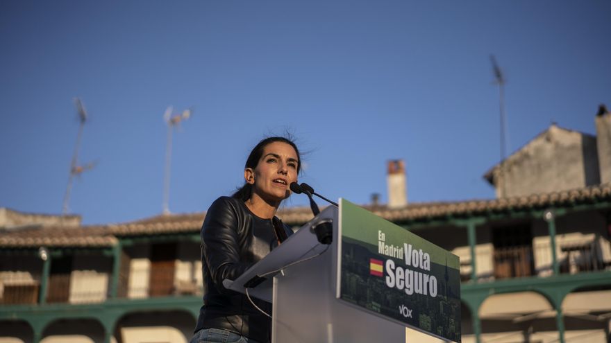 La candidata de Vox a la Comunidad de Madrid, Rocío Monasterio.
