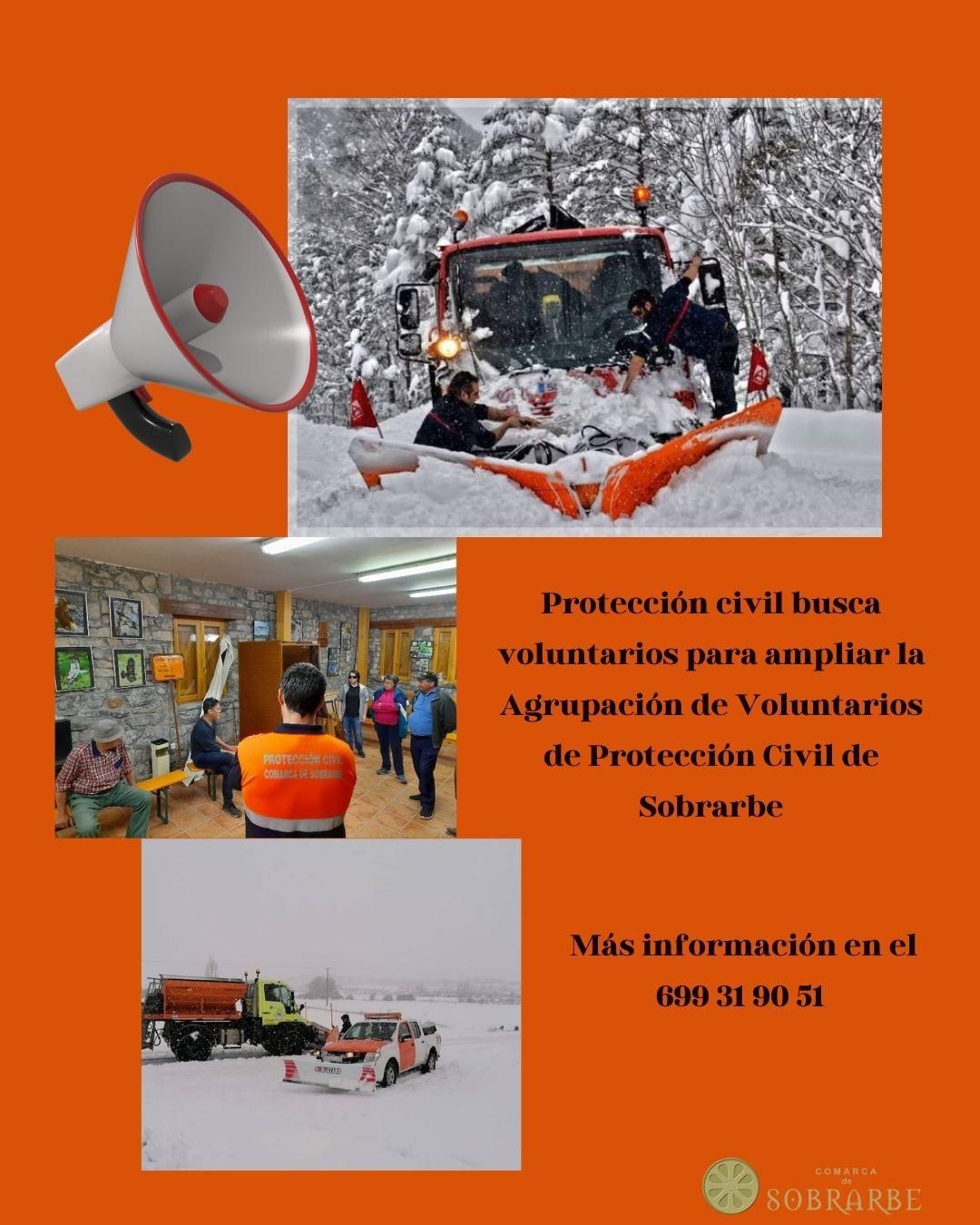 Protección civil busca voluntarios para ampliar la Agrupación de Voluntarios de Protección Civil de Sobrarbe