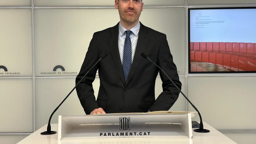 El portavoz del PP en el Parlament, Juan Fernández