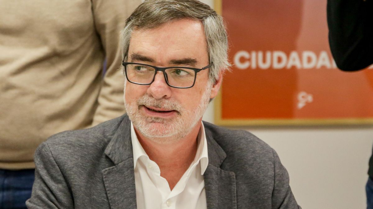 El exsecretario general de Ciudadanos José Manuel Villegas, durante una reunión de la Comisión Gestora del partido en la sede del mismo.