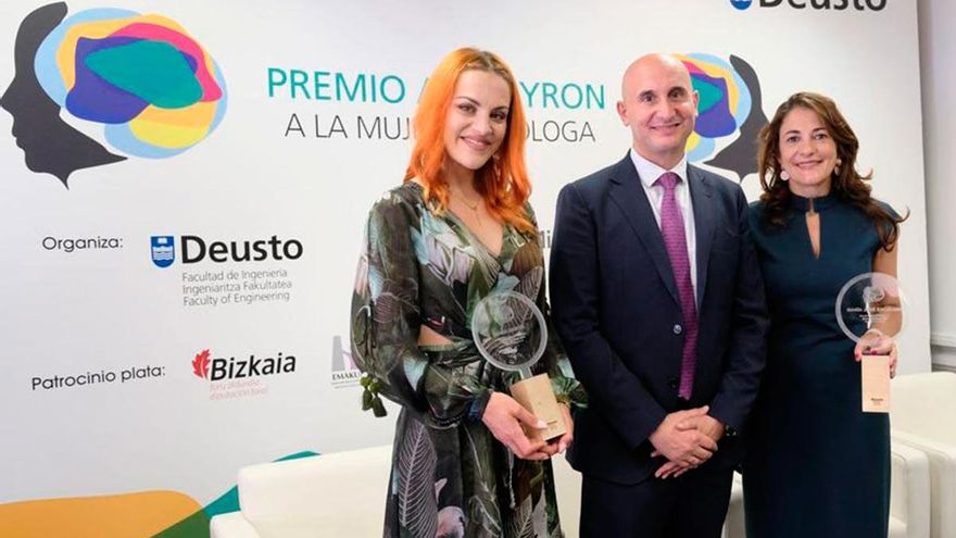 La astronauta leonesa Sara García recibe el premio Ada Byron