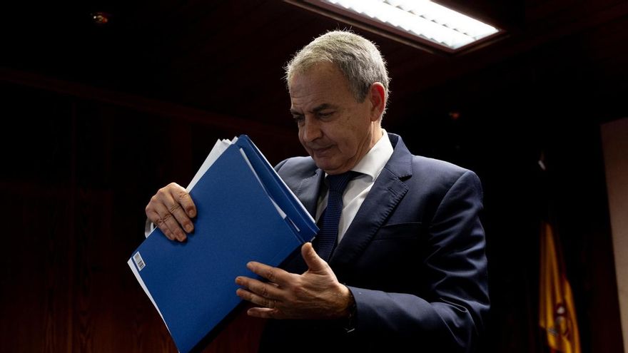 El expresidente del Gobierno José Luis Rodríguez Zapatero comparece ante la Comisión de Investigación sobre el ‘caso Koldo’, en el Senado, a 2 de marzo de 2026