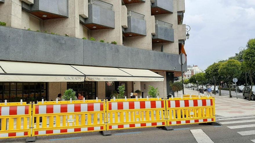 Normalida en el Restaurante La Alborada apenas unos minutos después del incendio.