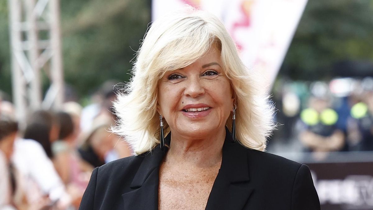 Bárbara Rey en la presentación de 'Bailando con las estrellas' en el FesTVal 2025