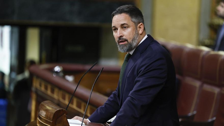 Santiago Abascal inicia el debate de la moción de cesura.