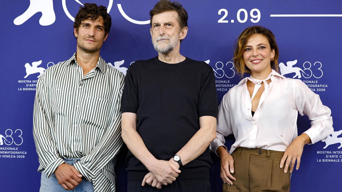 Louis Garrel, Nanni Moretti y Jasmine Trinca en la rueda de prensa de 'Sucederá esta noche'