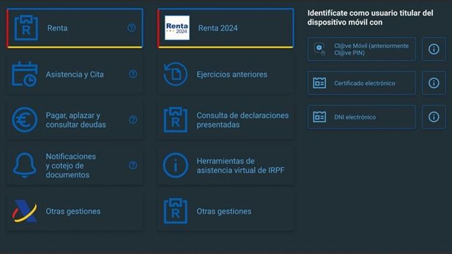 Cómo hacer la Declaración de la Renta a través de la app de la Agencia Tributaria