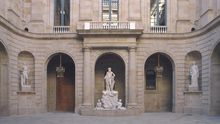 Patio de la Llotja de Mar, sede histórica de la Cambra de Comerç de Barcelona