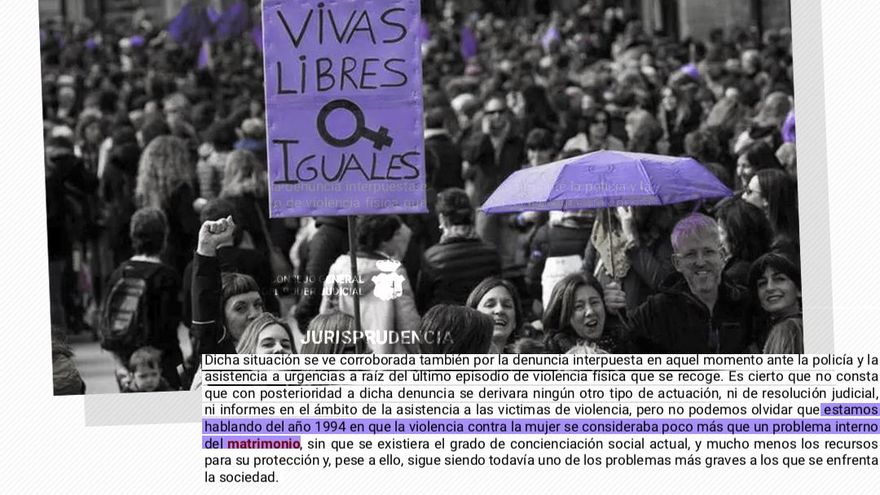 Maltratada en 1994, víctima para la Justicia 30 años después: "Se consideraba un problema del matrimonio"