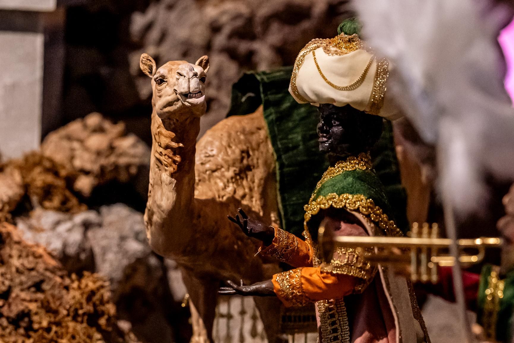 Belén napolitano en Agaete, a cargo del decorador Jonay García.