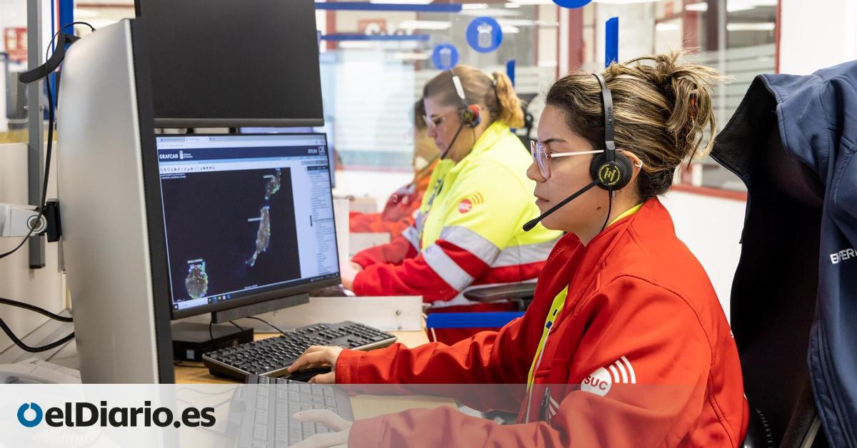 Evacuado en helicóptero un motorista herido de gravedad en Tenerife