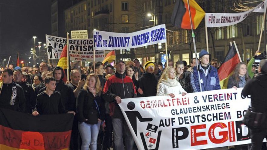"Pegida" ha utilizado proclamas racistas y nazis para reclutar adeptos