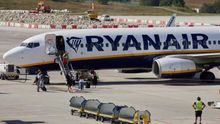 Imagen de archivo de un avión de Ryanair.