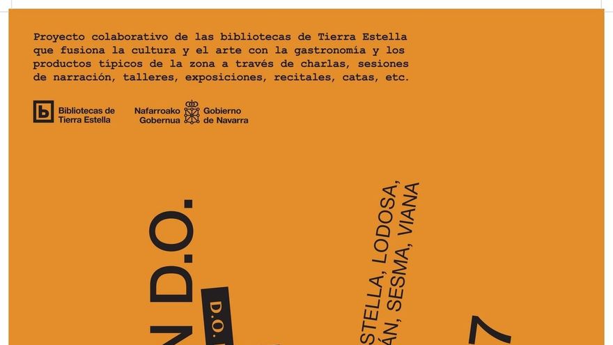 Las bibliotecas de Tierra Estella presentan 'Bibliotecas con D.O.', un programa que fusiona arte, cultura y gastronomía