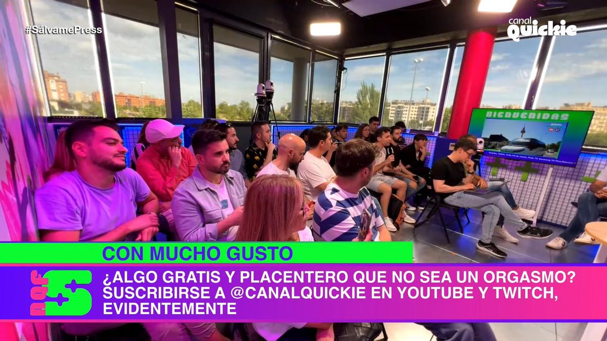 La otra perspectiva del plató de 'Ni que fuéramos Sálvame', en la rueda de prensa