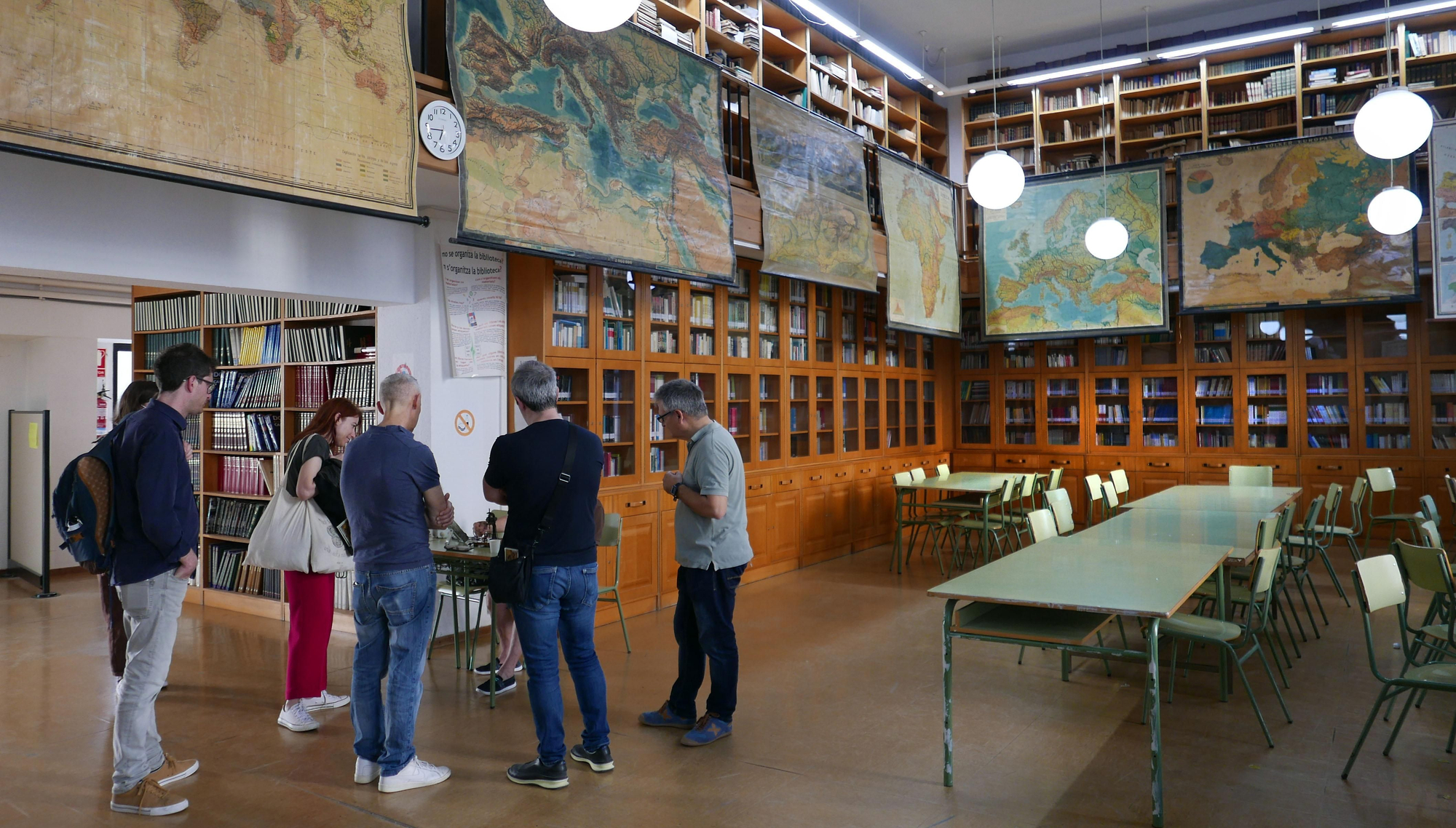 Biblioteca del IES Lluís Vives de València.