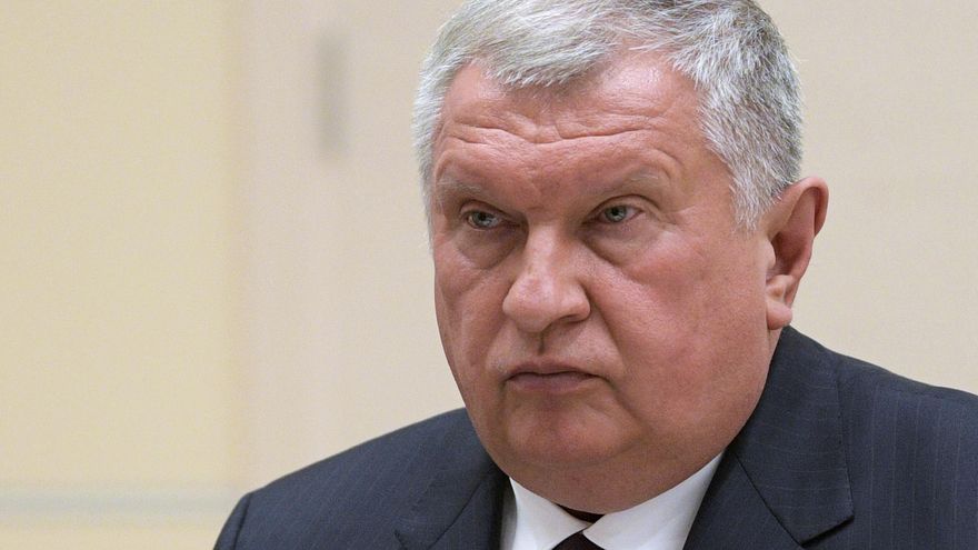 El director de la mayor petrolera rusa, Rosneft, Ígor Sechin, en una fotografía de archivo. EFE/EPA/ALEXEI DRUZHININ / SPUTNIK / KREMLIN POOL