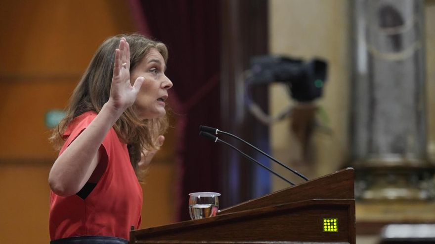 Archivo - La presidenta de los Comuns en el Parlament, Jéssica Albiach