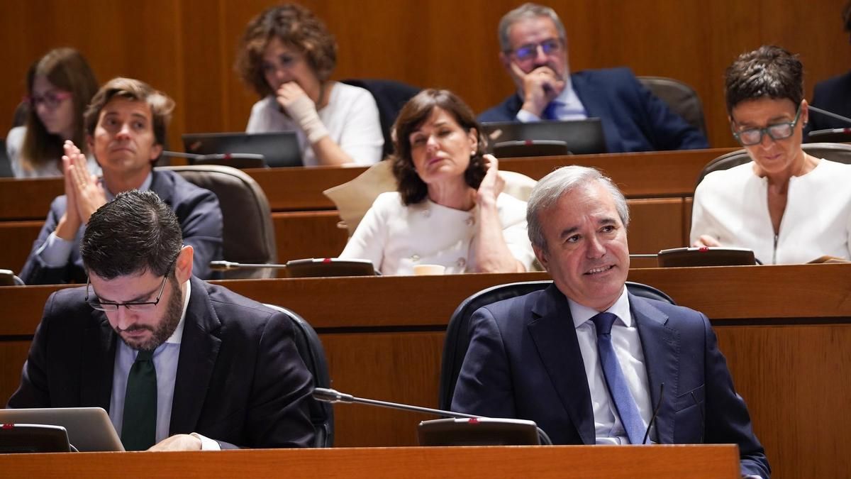 Bronca en las Cortes de Aragón: PP y Vox guardan silencio por "todas" las víctimas, pero evitan estar de pie por Maricarmen