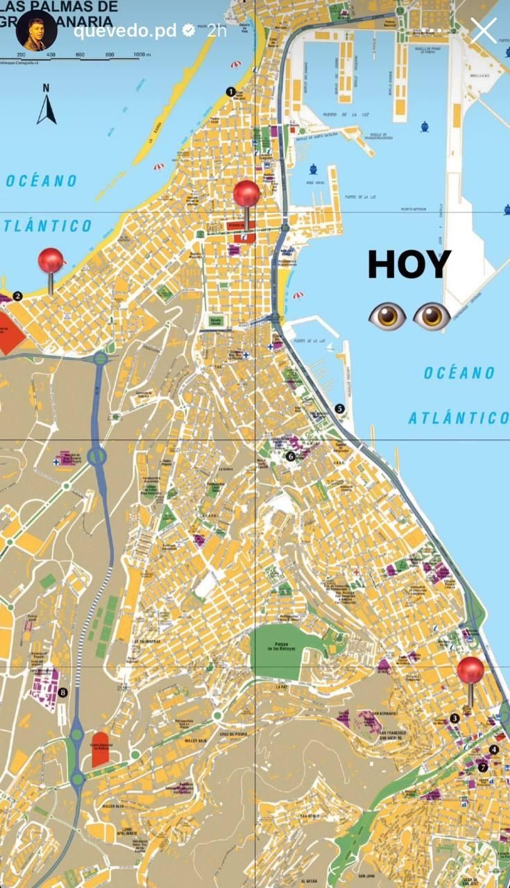 Storie compartida por Quevedo este jueves en sus redes sociales