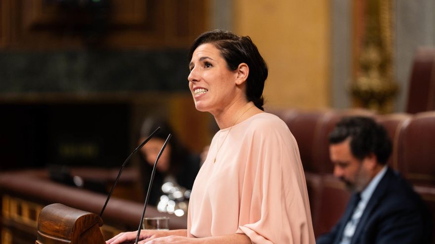 Archivo - La diputada de VOX, Rocío de Meer, interviene durante una sesión plenaria, en el Congreso de los Diputados, a 10 de octubre de 2024, en Madrid (España). El Pleno del Congreso debate y vota el dictamen aprobado por la Comisión de Derechos Sociale