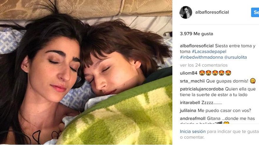 Instagram de Alba Flores