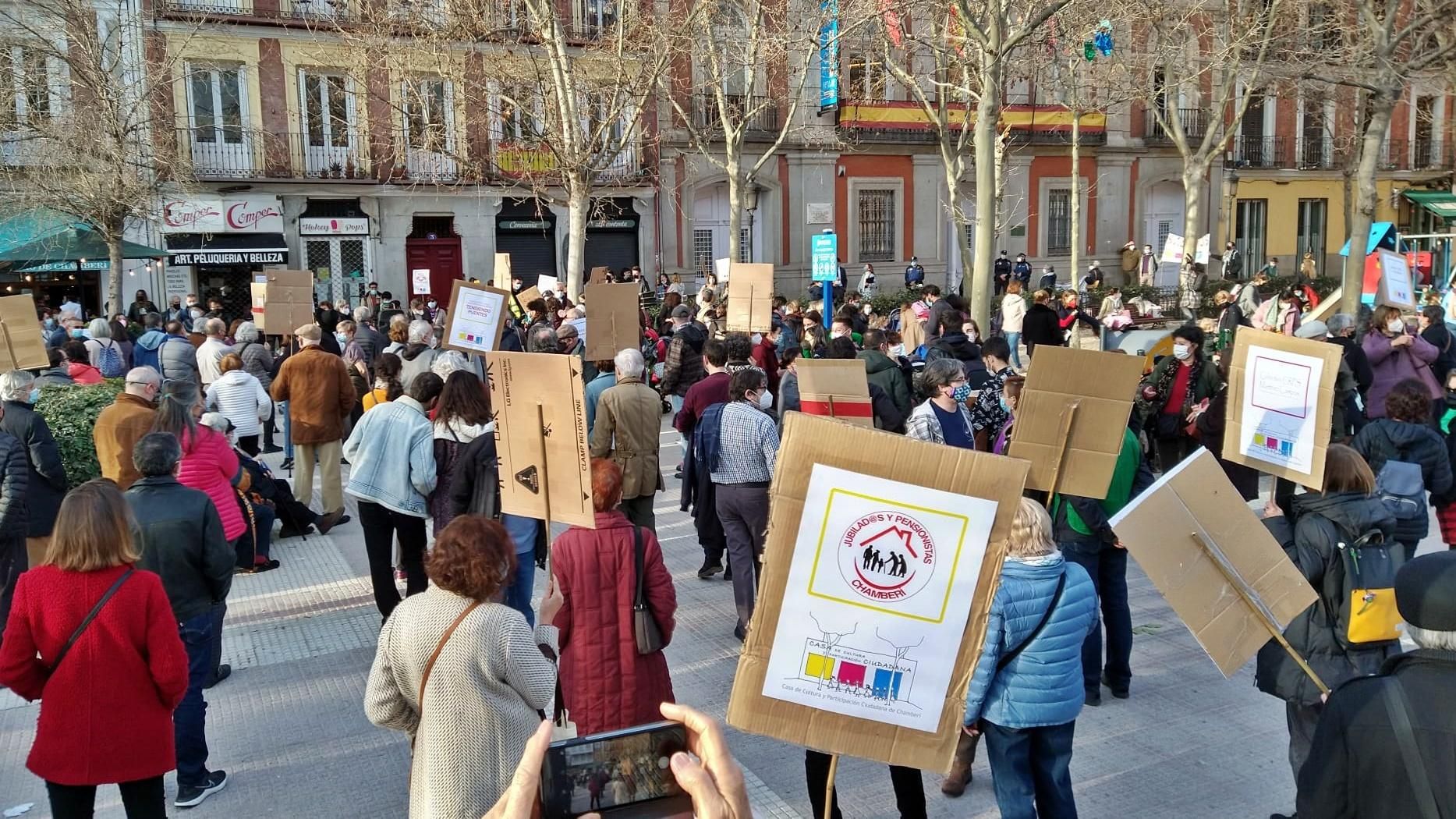 Manifestación Casa Cultura Chamberí