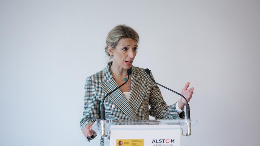 La vicepresidenta segunda del Gobierno y ministra de Trabajo y Economía Social, Yolanda Díaz, en una imagen de archivo.