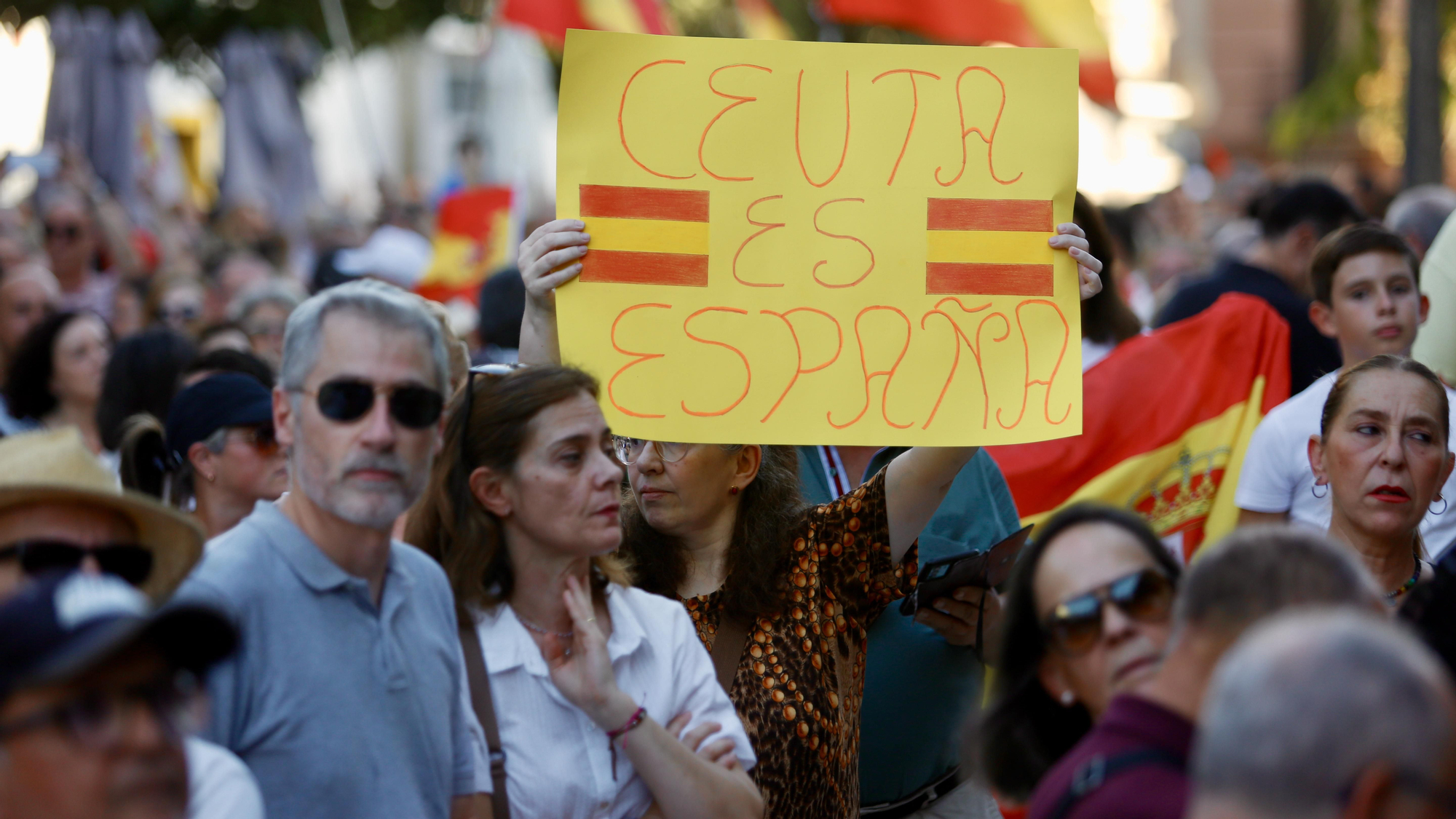 Concentración en apoyo a Ceuta