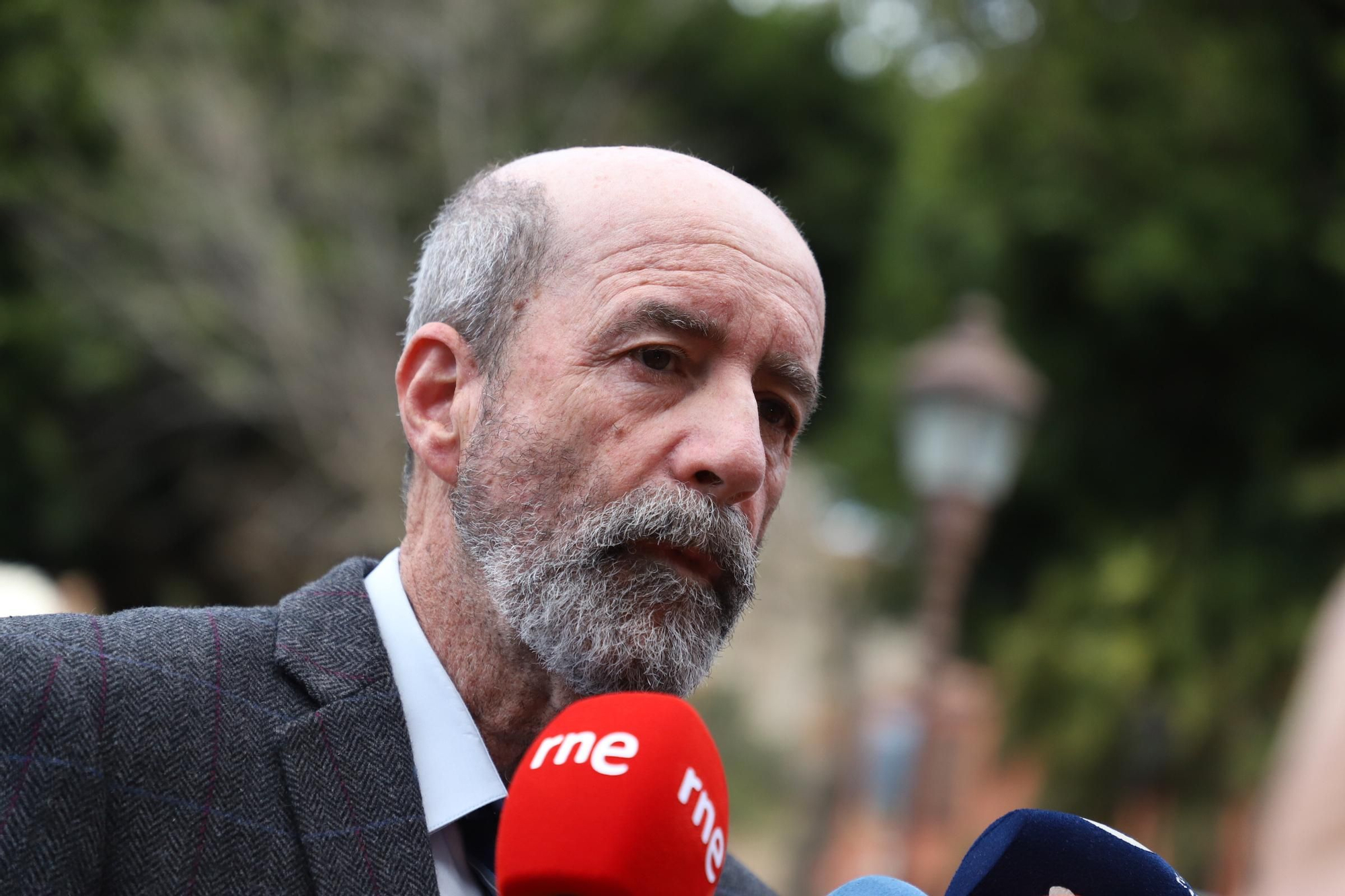 Santiago Pérez, en las juzgados de La Laguna el día en que Clavijo declara por el caso Grúas