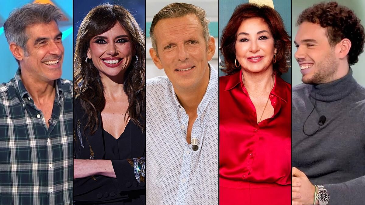 Jorge Fernández, Marta Flich, Joaquín Prat, Ana Rosa Quintana y Hans Arús