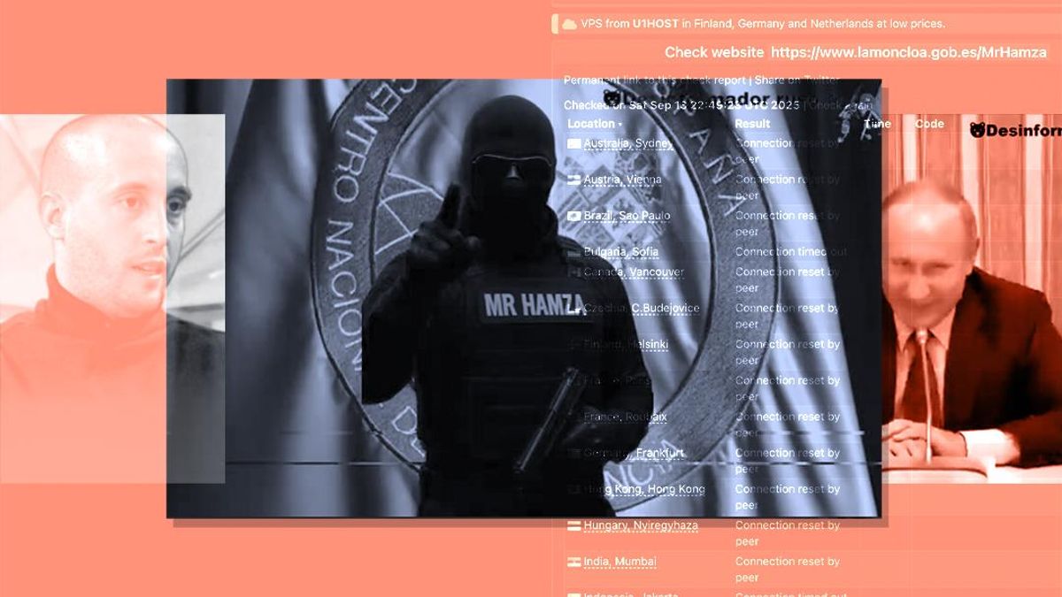 Grupos pro-Putin ciberatacan a las fuerzas de seguridad por incluir a su "amigo" español entre los más buscados