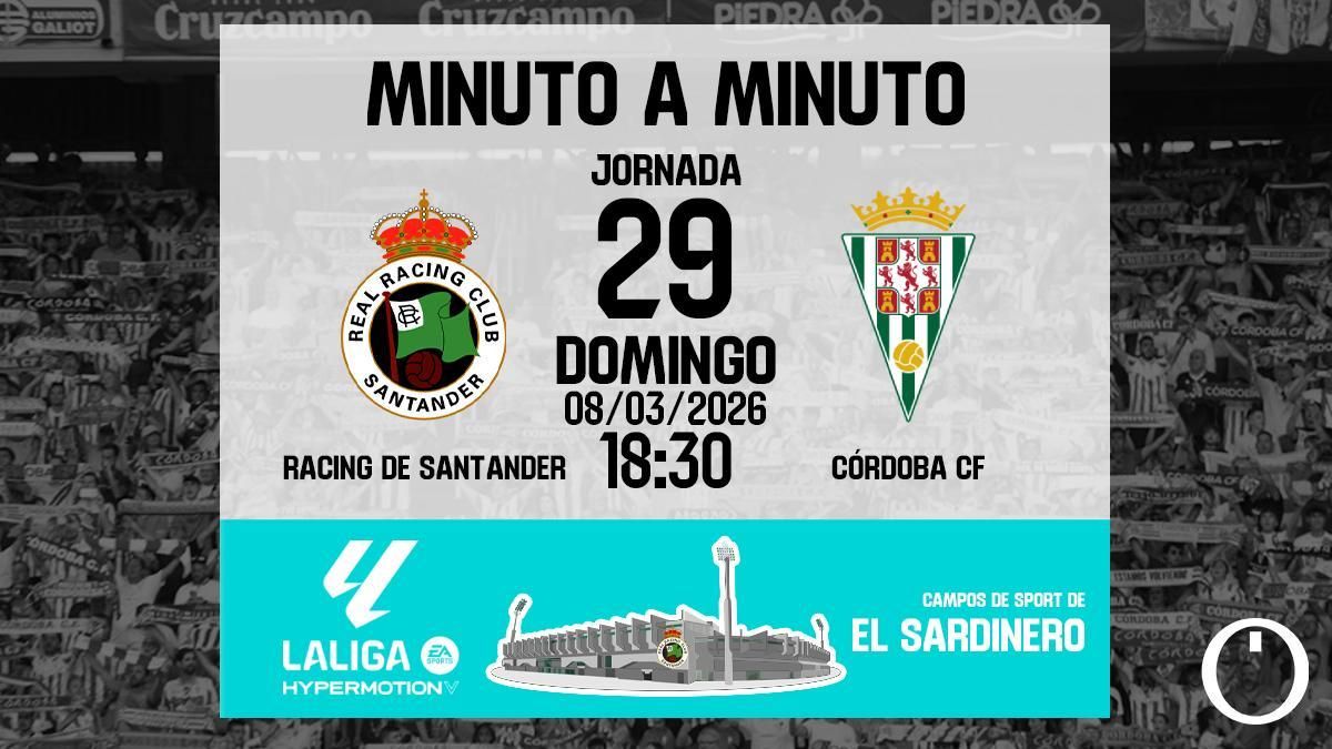 Minuto a minuto: Racing Santander - Córdoba CF