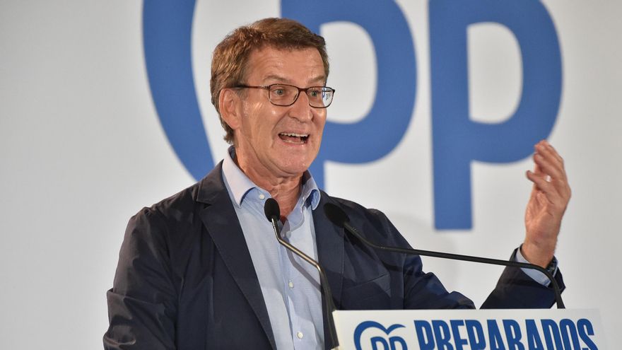 El presidente del Partido Popular, Alberto Núñez Feijóo, en una imagen de archivo.