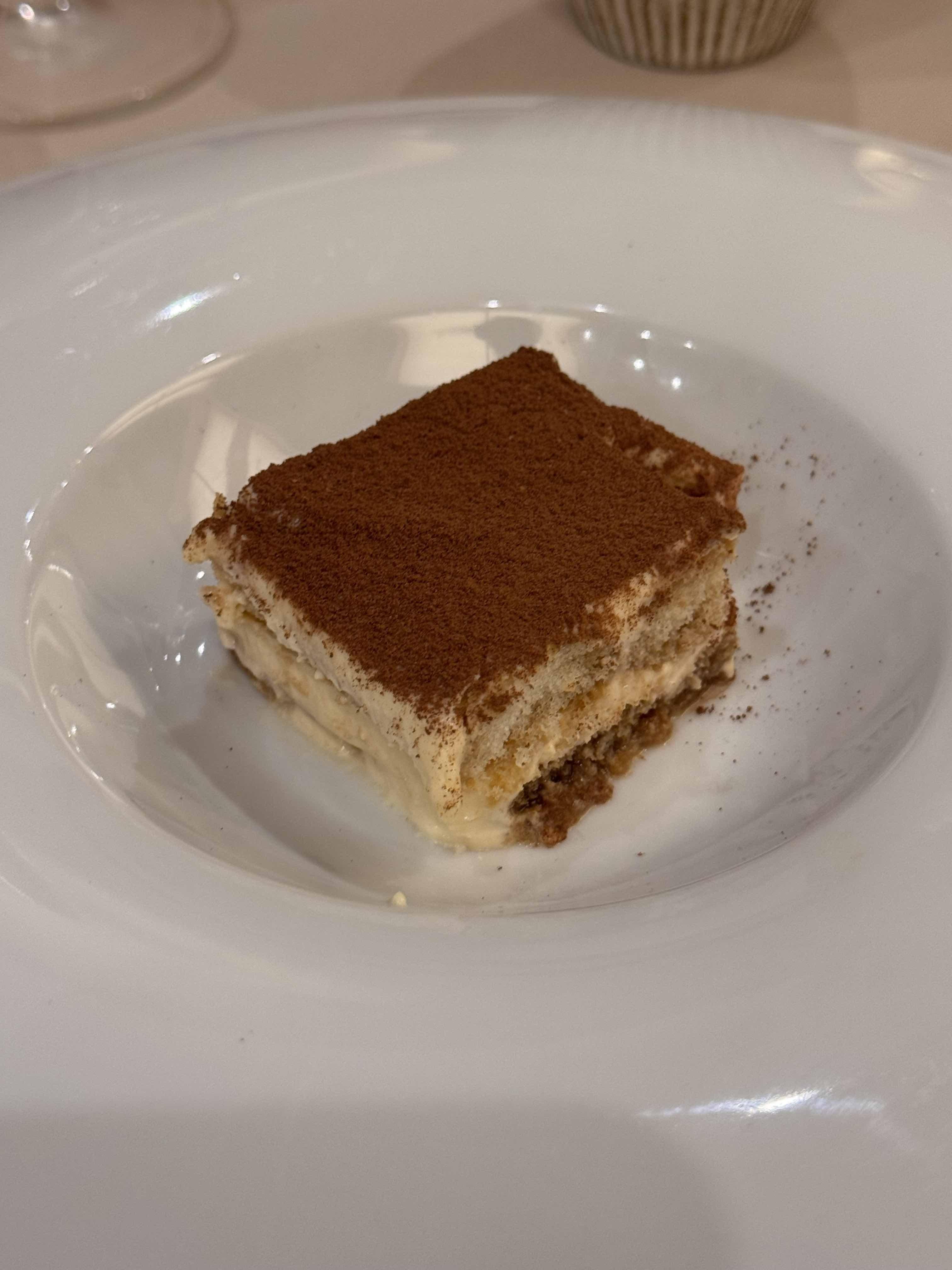 Tiramisú.