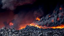 El incendio de Seseña está liberando grandes cantidades de sustancias tóxicas y metales pesados