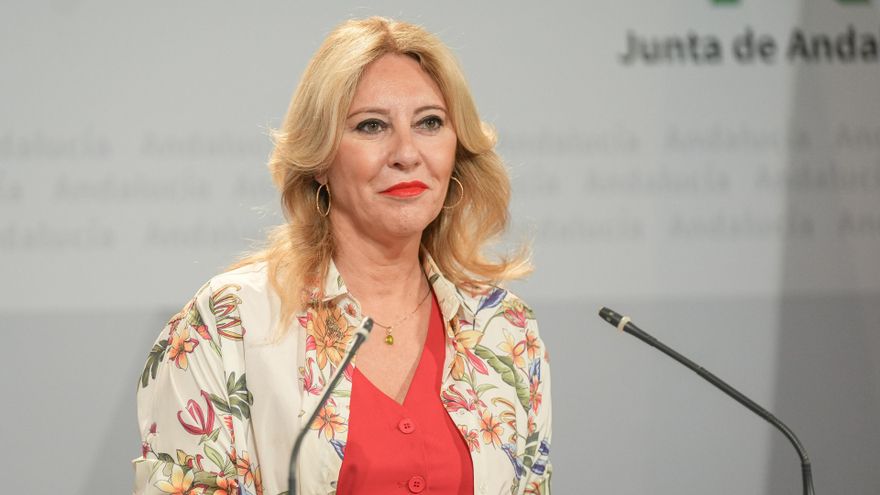 La consejera de Economía, Hacienda y Fondos Europeos y portavoz del Gobierno, Carolina España