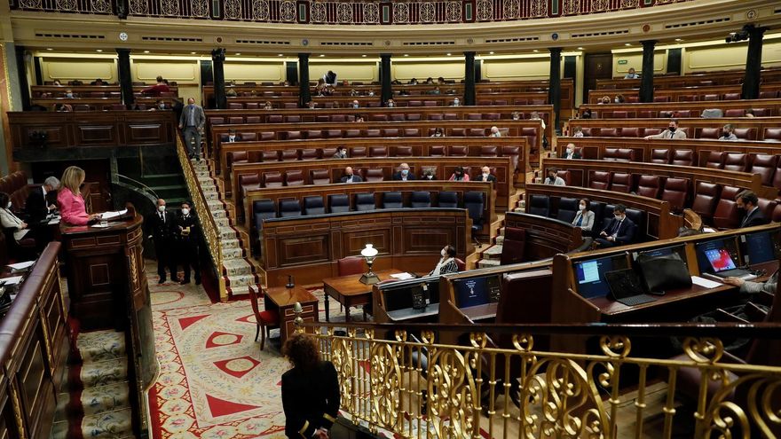 Pleno en el Congreso de los Diputados, en Madrid