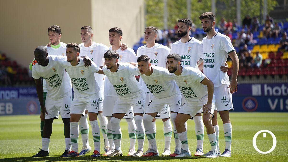 Once inicial del Córdoba CF en Andorra